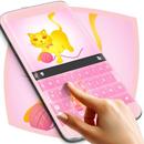 Pink Cat Theme Keyboard APK