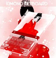 Kimono -Tastatur Plakat