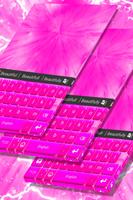 Keyboard Color Hot Pink Theme poster