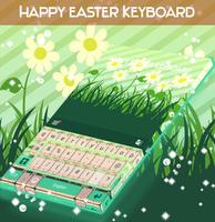 Feliz Páscoa Teclado Cartaz