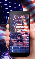 July 4th GO Keyboard Theme poster