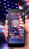 July 4th GO Keyboard Theme Poster