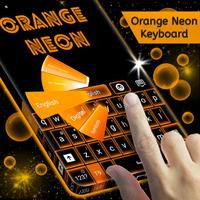 Orange Neon for Keyboard تصوير الشاشة 1