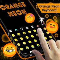 Orange Neon for Keyboard تصوير الشاشة 2