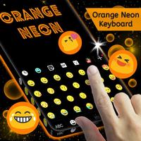 Orange Neon for Keyboard screenshot 2