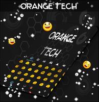 Orange Keyboard Theme screenshot 2