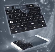 Poster Laptop Keyboard Modern Black