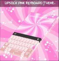 Lipstick Pink Keyboard Theme poster