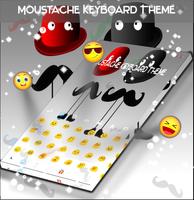 Moustache Keyboard Theme capture d'écran 1