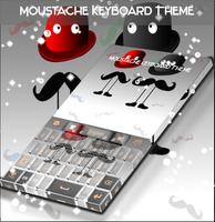 Moustache Keyboard Theme capture d'écran 3