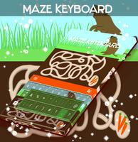 Maze Keyboard Affiche