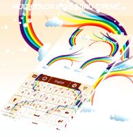 Multicolor Keyboard Theme capture d'écran 3
