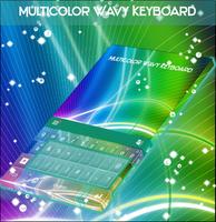 Multicolor Wavy Keyboard Cartaz