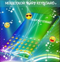 Multicolor Wavy Keyboard imagem de tela 1