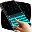 Neon Blue Keyboard