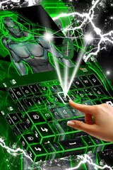 Neon Cyborg Keyboard APK Herunterladen