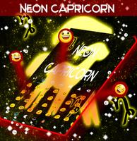 Neon Capricórnio Keyboard imagem de tela 2