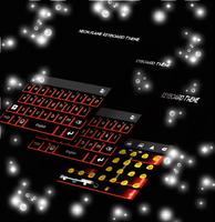 Neon Flame Keyboard Theme screenshot 2