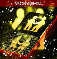Neon Gêmeos Keyboard imagem de tela 3
