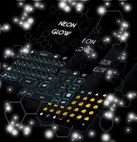 Neon Glow GO Keyboard poster