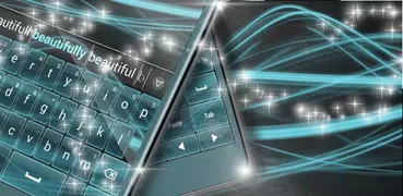 Neon-Tastatur zum Samsung