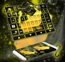 Neon Leo Keyboard Cartaz