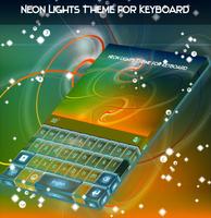 Neon Lights Theme for Keyboard الملصق