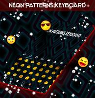 Neon Patterns Keyboard capture d'écran 1
