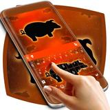 Neon Pig Đăng nhập Bàn phím biểu tượng