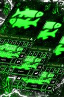 Neon Pisces Keyboard Cartaz