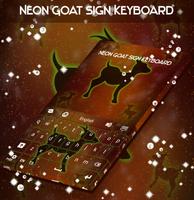 Neon Goat Sign Keyboard capture d'écran 3