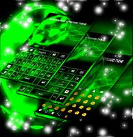 Neon Splatter Keyboard Theme imagem de tela 2