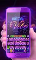 Neon Vibe GO Keyboard Theme screenshot 1
