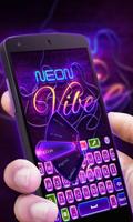 Neon Vibe GO Keyboard Theme screenshot 2