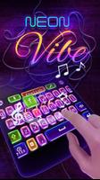 Neon Vibe GO Keyboard Theme screenshot 3