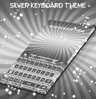Silver Keyboard Theme capture d'écran 3
