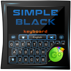 Simple Black GO Keyboard Theme icon