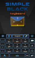 Simple Black GO Keyboard Theme poster