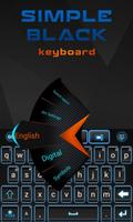 Simple Black GO Keyboard Theme screenshot 2