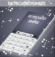 Simple White Keyboard Theme capture d'écran 3