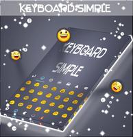 Simple White Keyboard Theme capture d'écran 2
