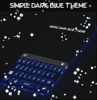 Simple Dark Blue Theme ポスター