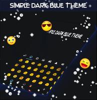 برنامه‌نما Simple Dark Blue Theme عکس از صفحه