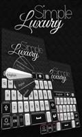 Simple Luxury Keyboard Theme poster