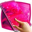 Pink Wave Keyboard Theme