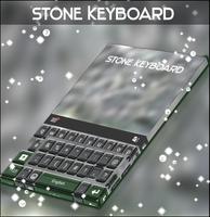 لوحة المفاتيح الحجر الملصق
