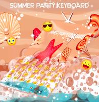 Summer Party Keyboard capture d'écran 1