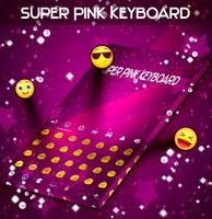 Super Pink Keyboard capture d'écran 1