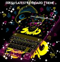 Frische neueste Keyboard Theme Plakat