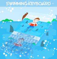 Swimming Keyboard Ekran Görüntüsü 3